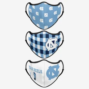 North Carolina Tar Heels Thematic Sport 3 Pack Face Cover