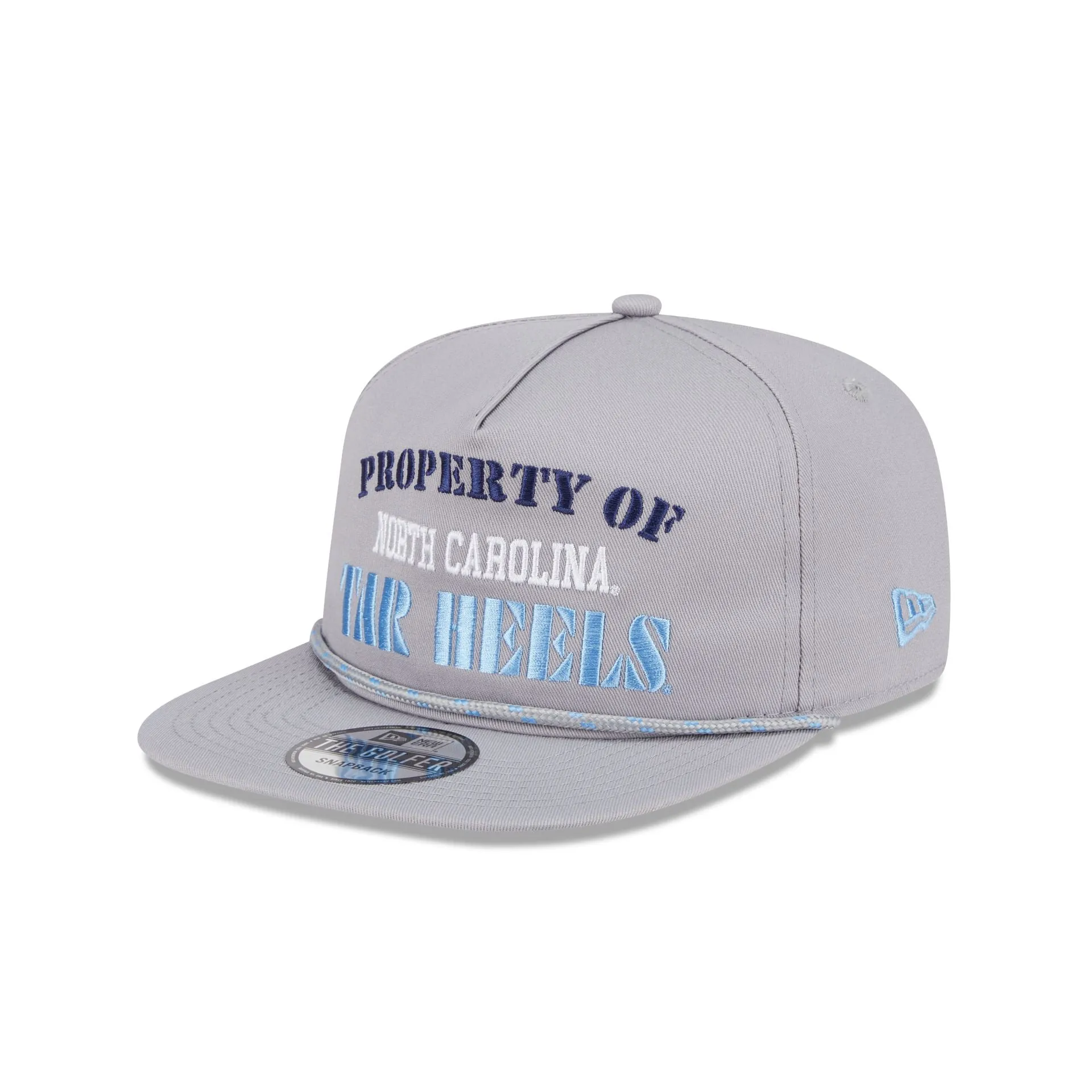 North Carolina Tar Heels Vintage Gray Rope Golfer Hat