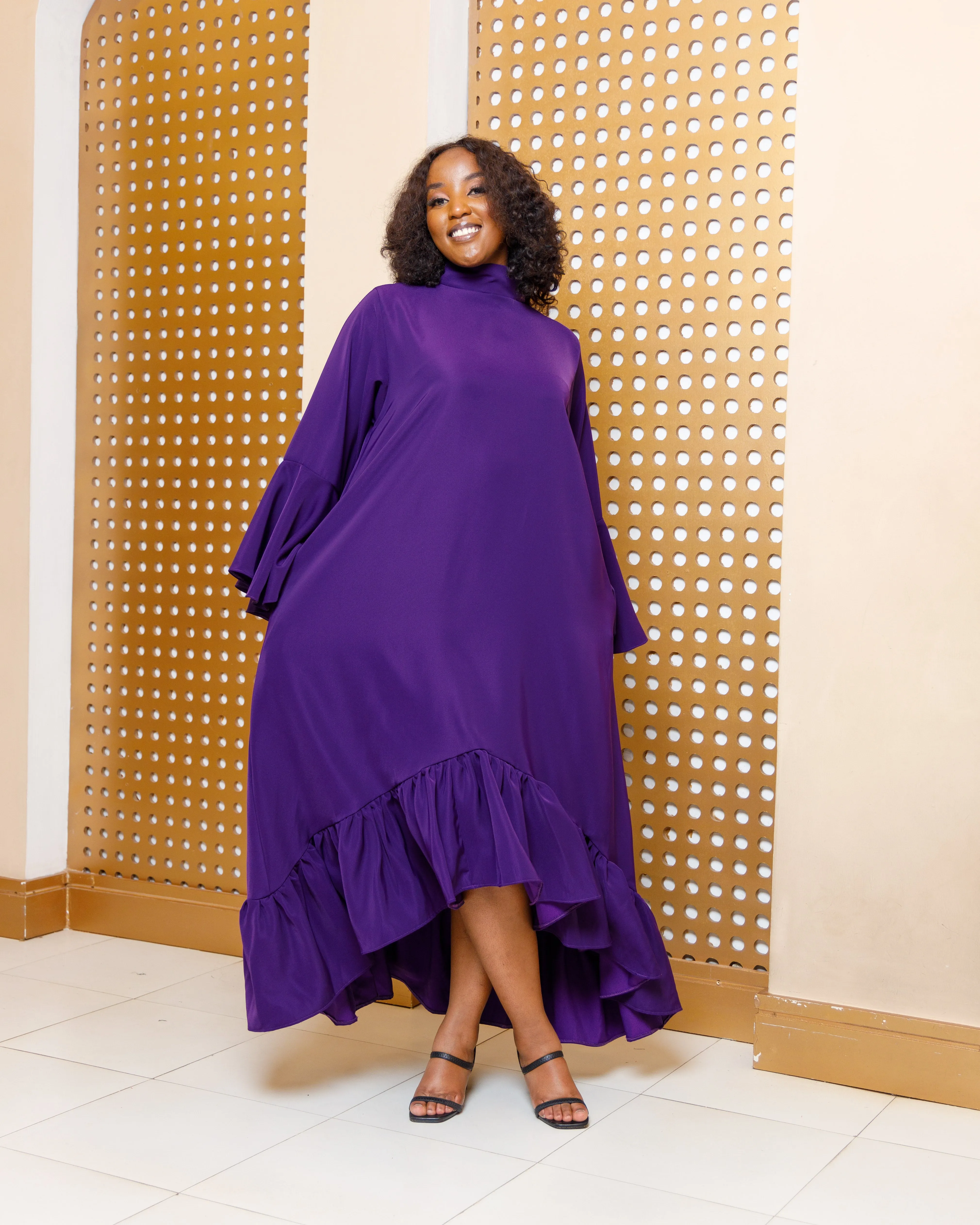 Nyakach Dress - Purple