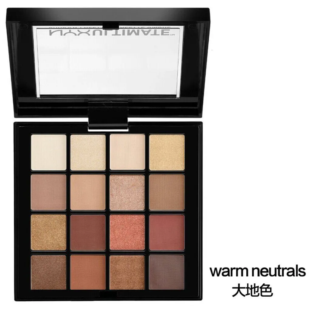 NYX Ultimate 16 Colors Eye Shadow Palette - 03 Warm Neturals