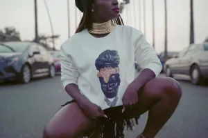Nzinga Sweatshirt in Chalk