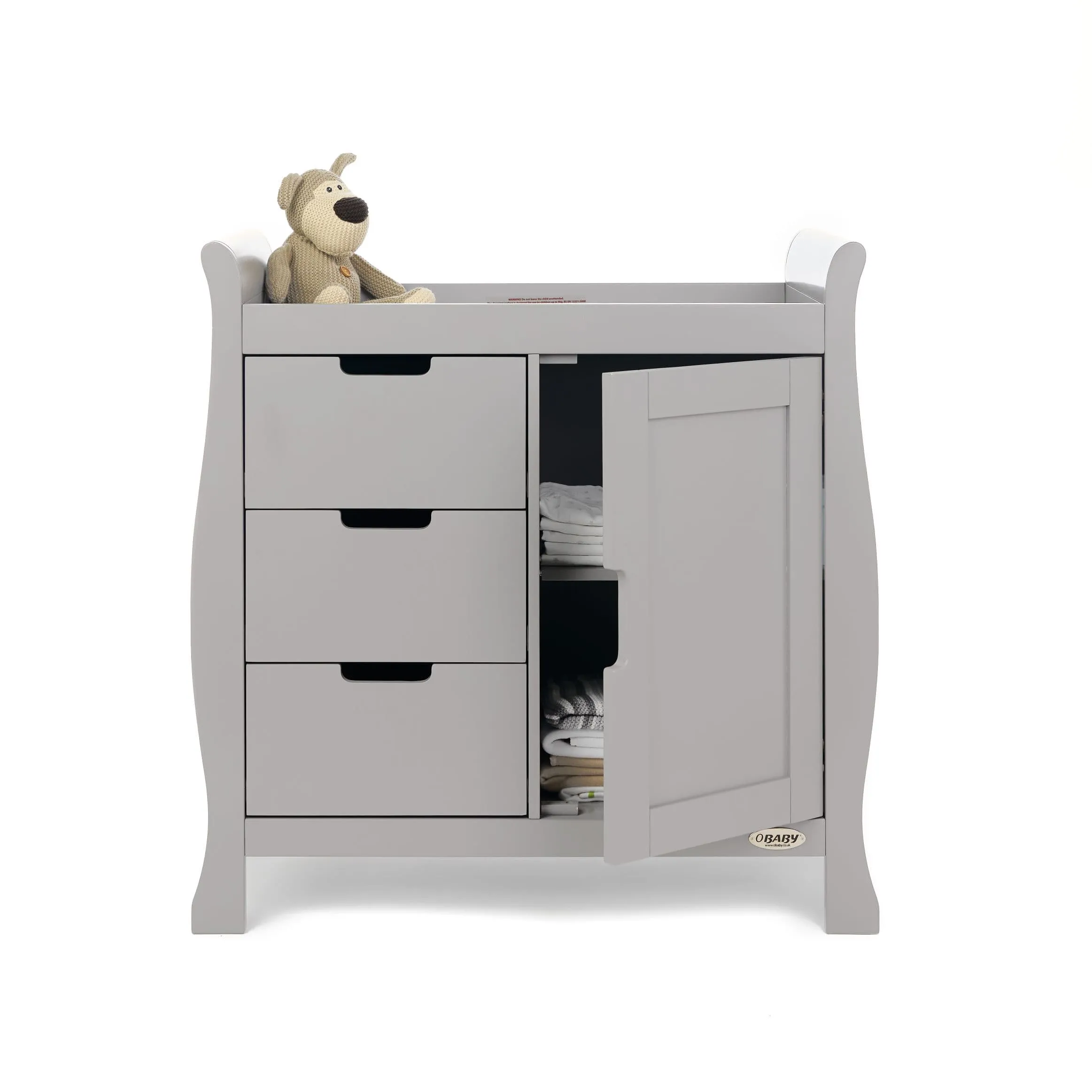 Obaby Stamford Classic 4 Piece Room Set Warm Grey