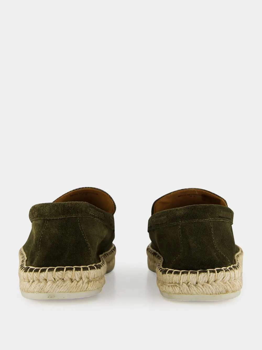 Olive Green Suede Beachside Loafers
