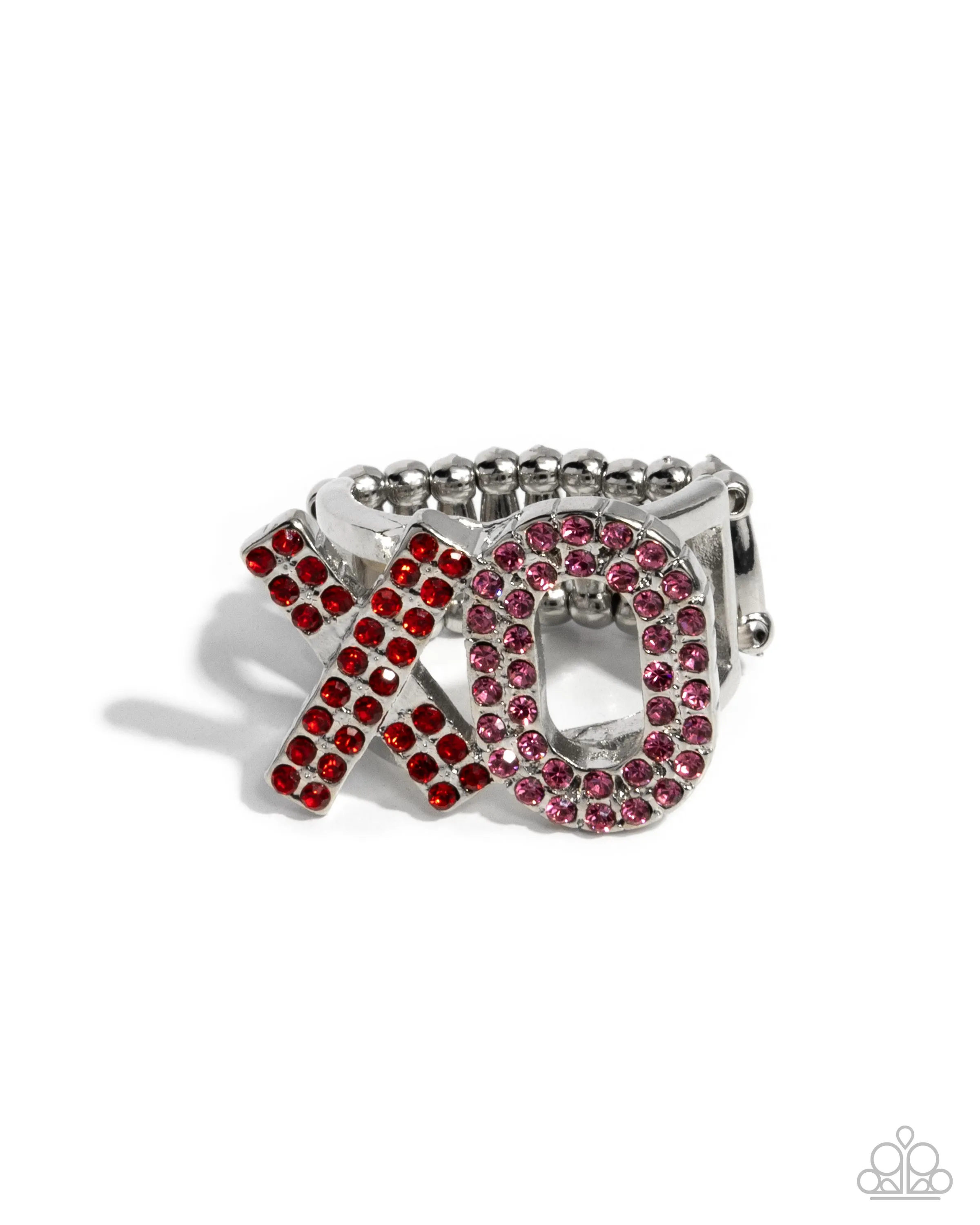 Paparazzi French Kisses Ring Red