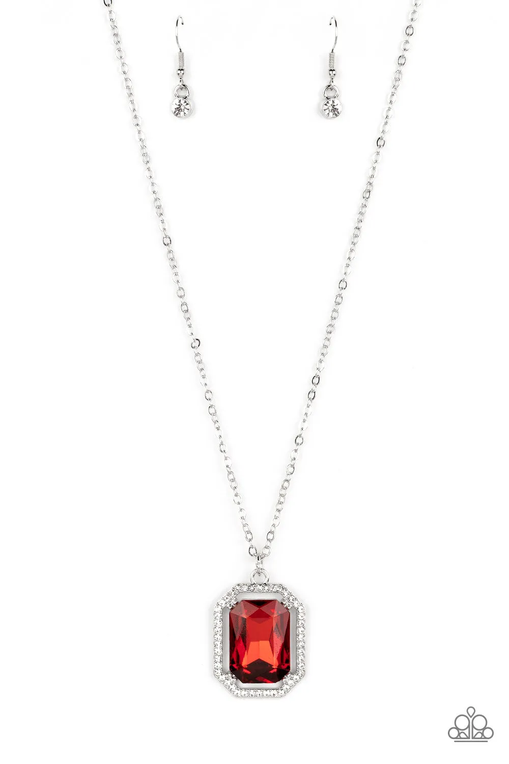 Paparazzi Galloping Gala - Red Necklace