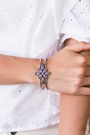 Paparazzi - Go With The FLORALS - Purple Necklace