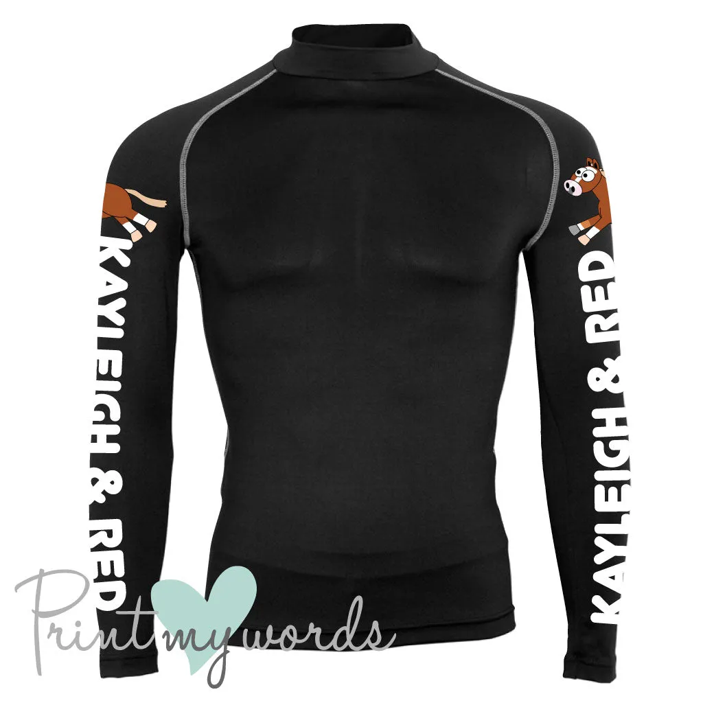 Plodders Children's Personalised XC Long Sleeve Baselayer