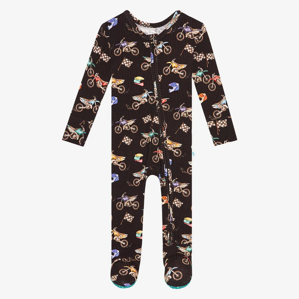Posh Peanut Supermini Footie with Zipper
