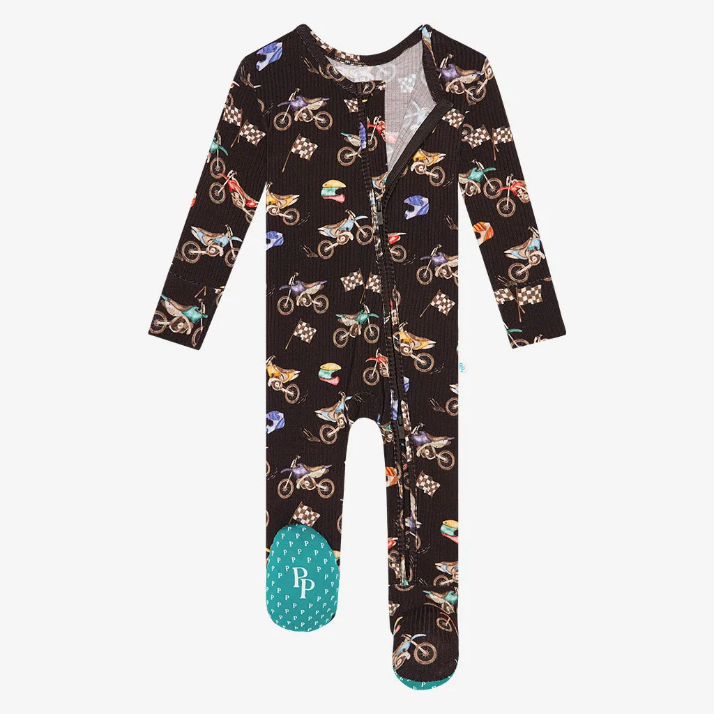 Posh Peanut Supermini Footie with Zipper