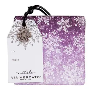 Pre De Provence Via Mercato Natale Ornament Bar Soap Falling Snow 3.5 fl oz