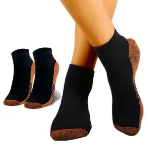 Premium Plantar Fasciitis Compression Socks for Foot Support – Breathable Ankle & Heel Arthritis Relief – Lightweight Arch Support Sport Socks for Running, Hiking & Travel – Anti-Odor, Moisture-Wicking Fabric – 2 Pairs