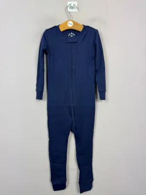 Primary Organic Footless Sleepsuit - Plain dye Navy (New) 18-24m