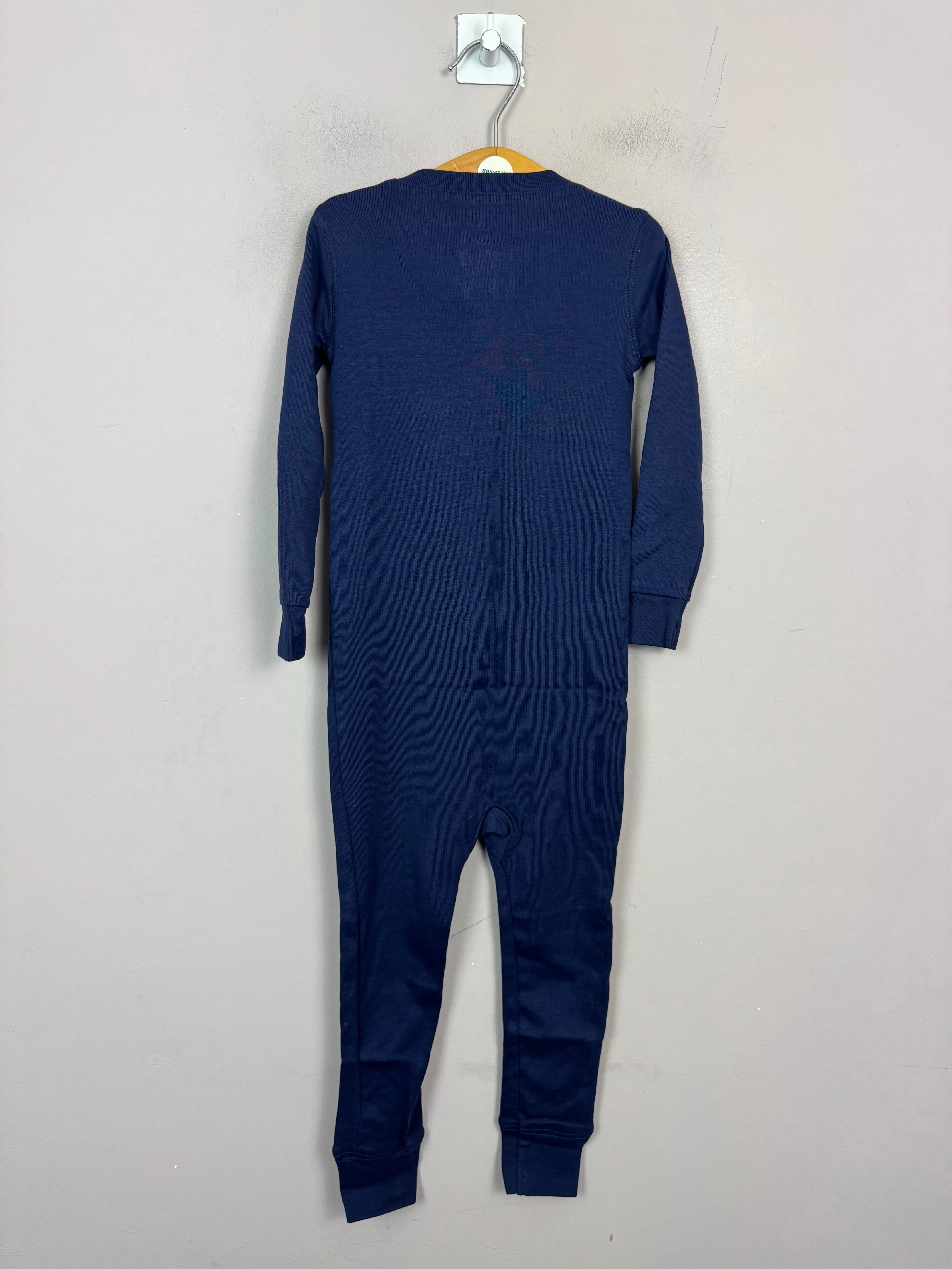 Primary Organic Footless Sleepsuit - Plain dye Navy (New) 18-24m