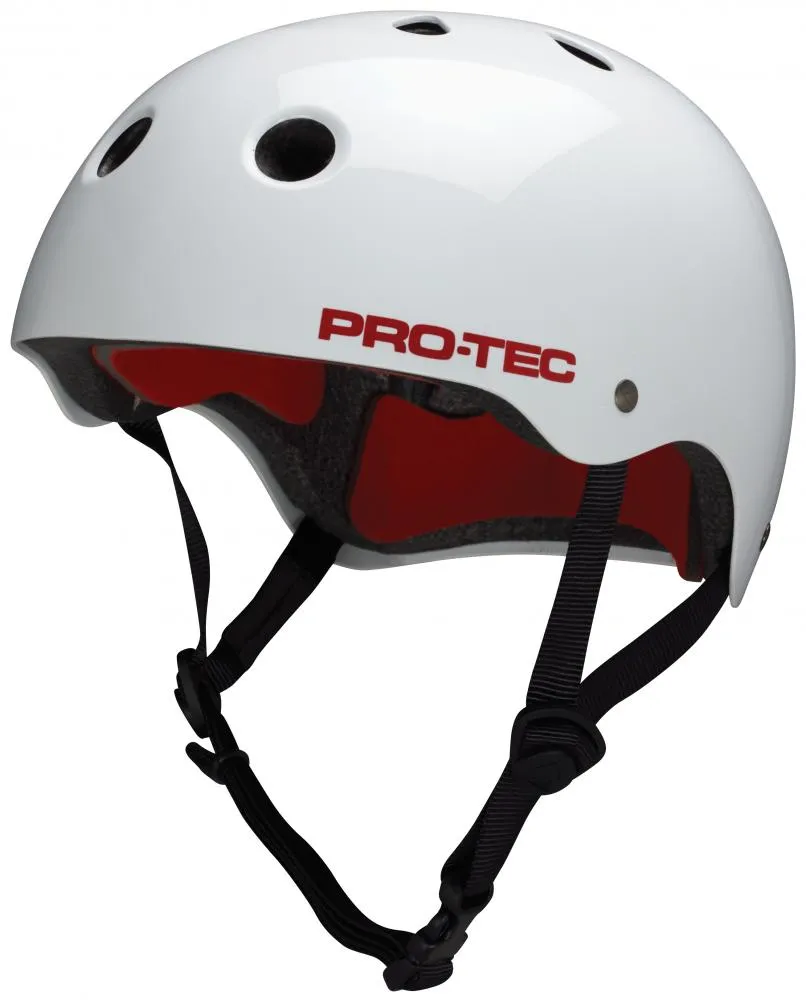 Pro Tec Classic Caballero Pro Helmet - White Red