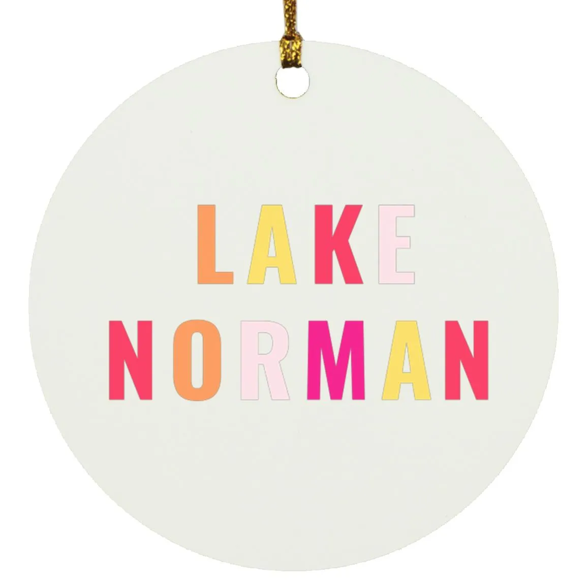 "Lake Norman- MULTI" Ornament