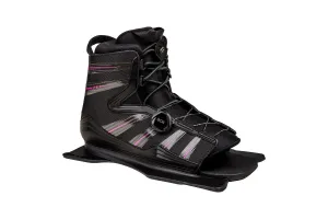 Radar Lyric Boa Boot - Black / Carbon / Rhodamine - Feather Frame