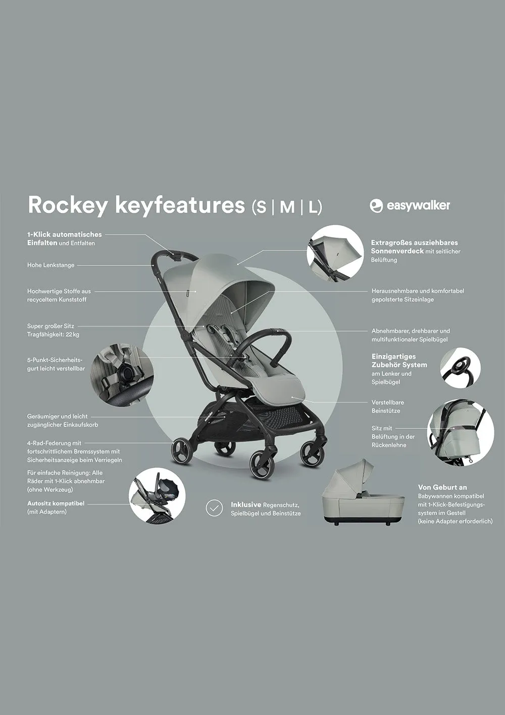 Rockey S Smooth Grey