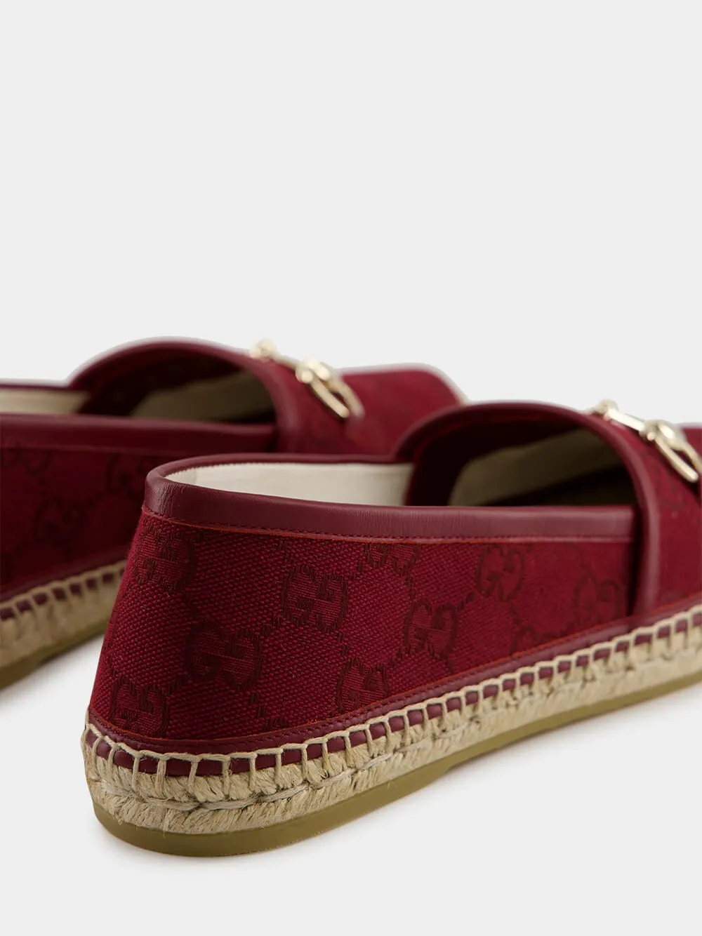 Rosso Ancora Red Espadrilles with Horsebit