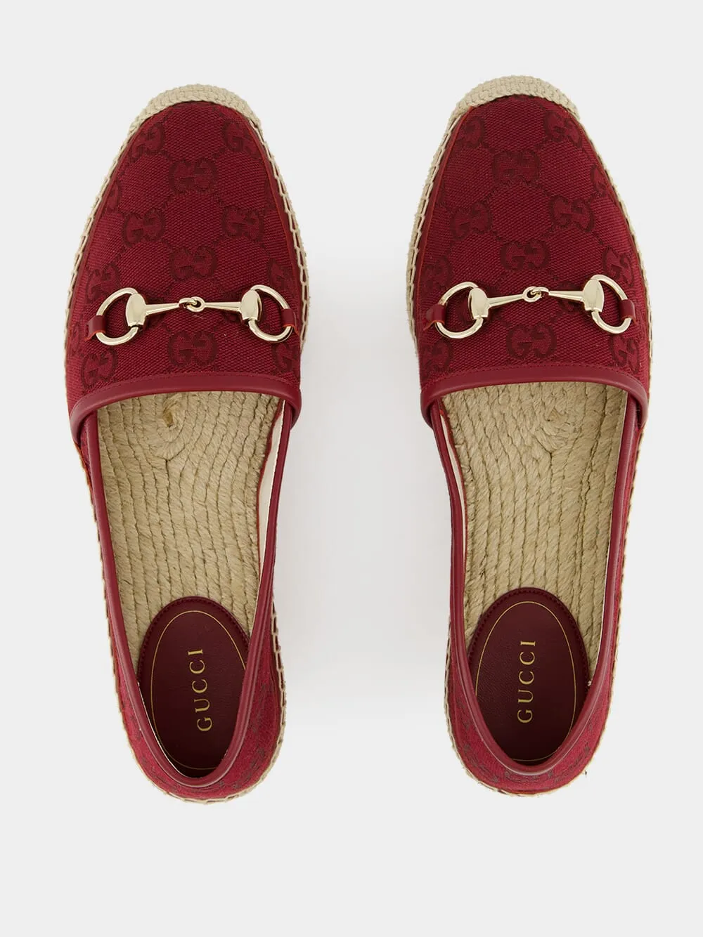 Rosso Ancora Red Espadrilles with Horsebit