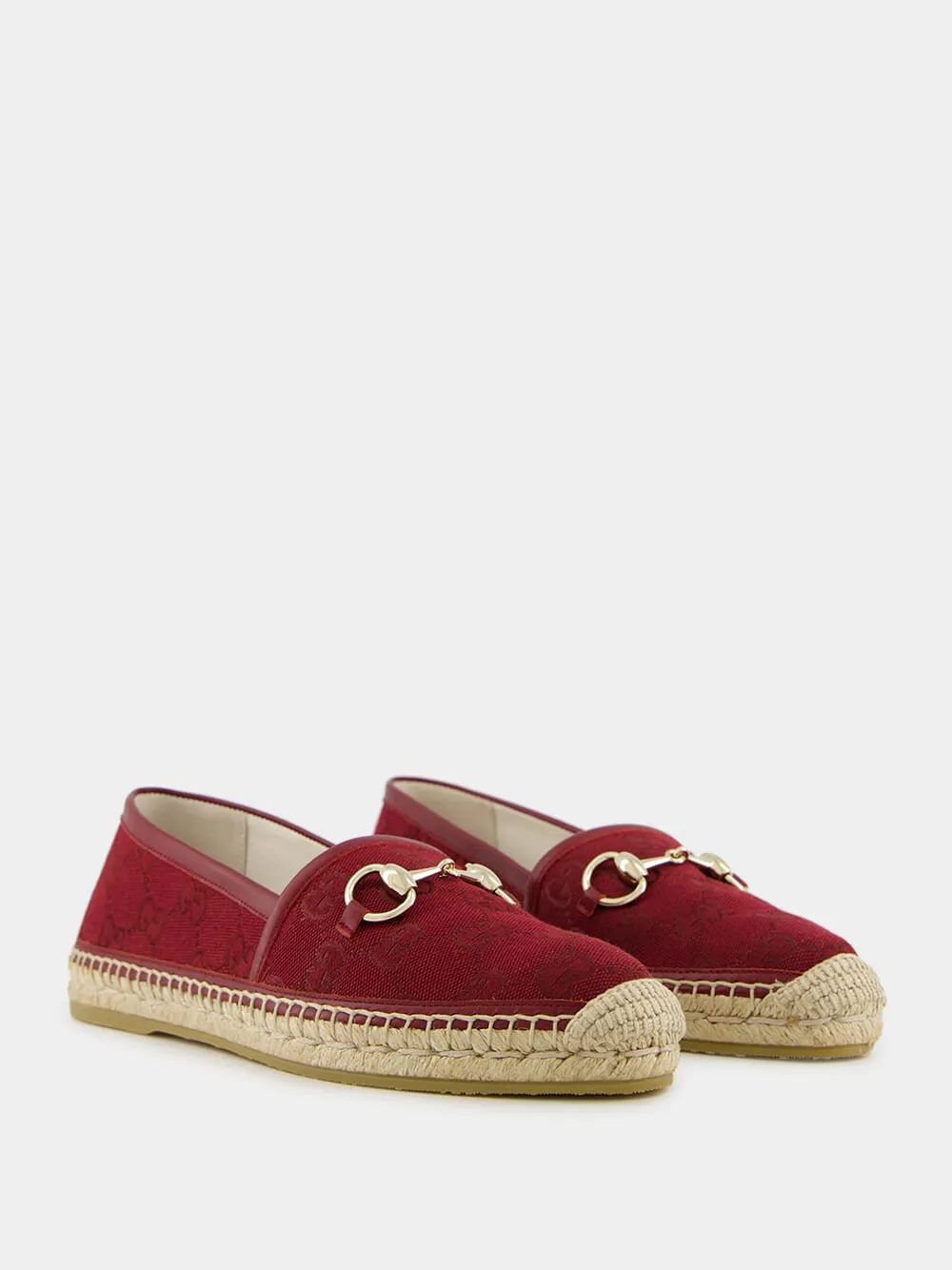 Rosso Ancora Red Espadrilles with Horsebit