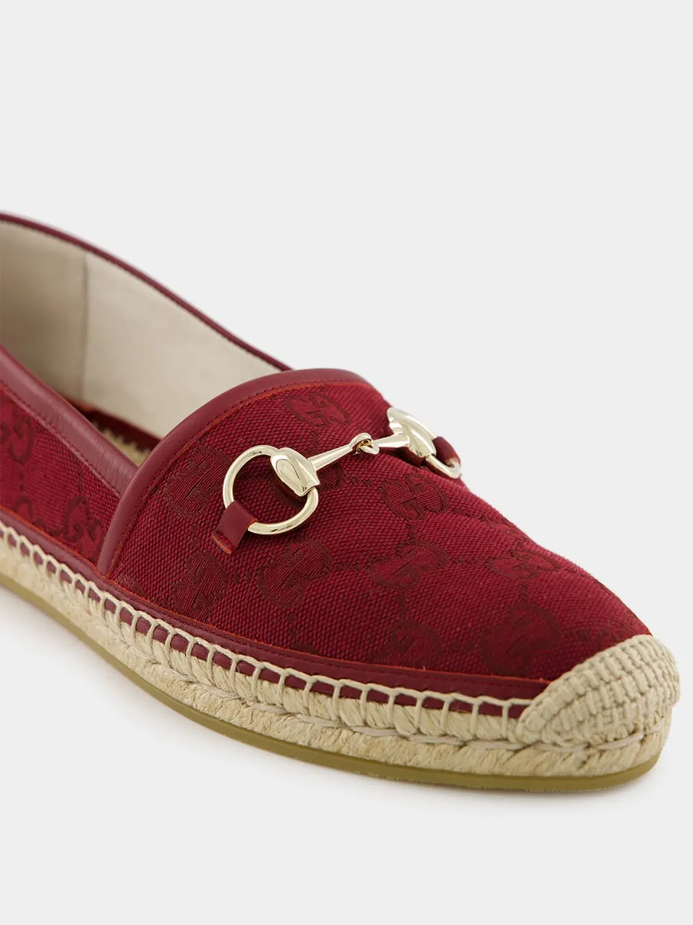Rosso Ancora Red Espadrilles with Horsebit