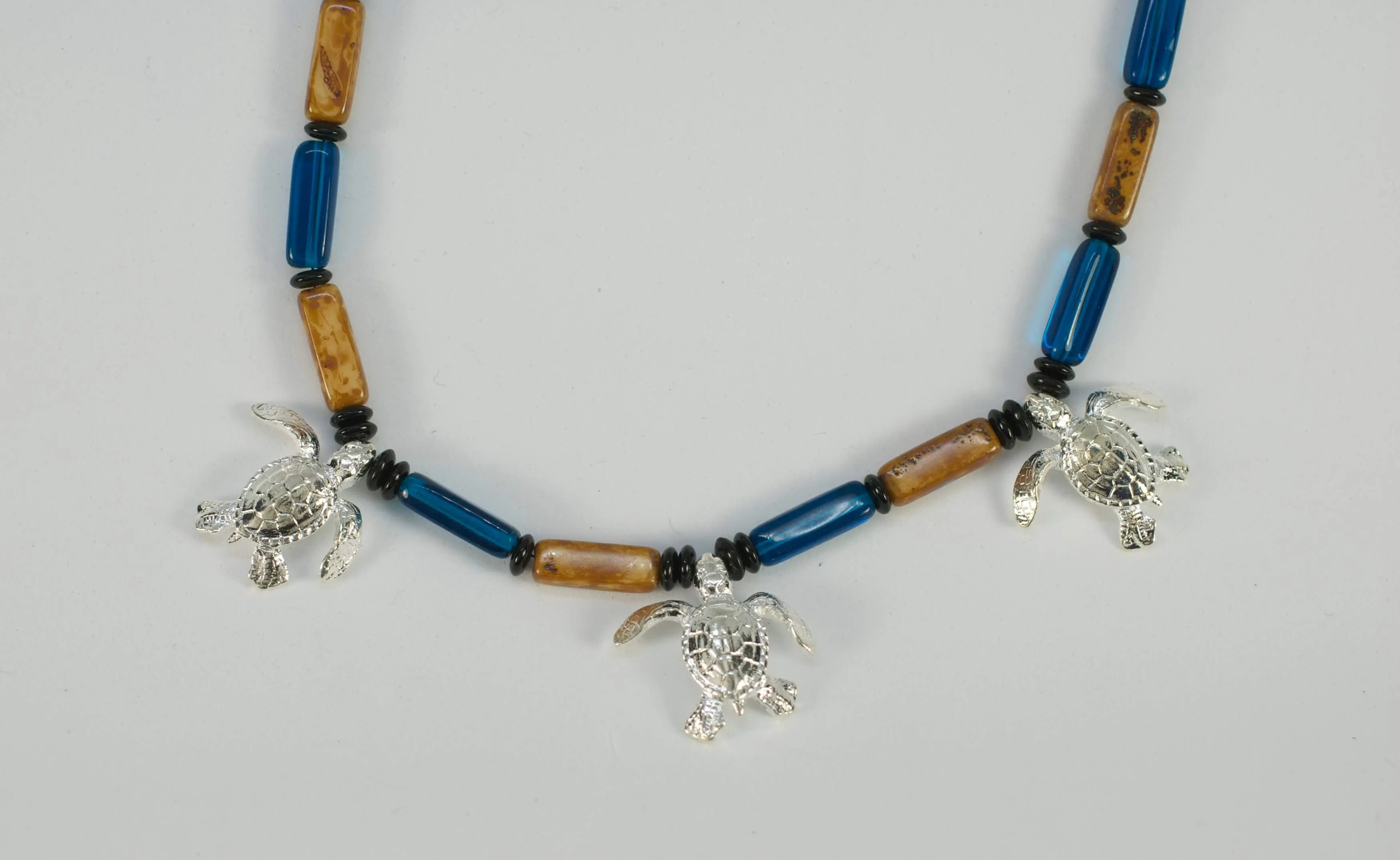 Sea Turtle Charm Necklace for Women- Sea Life Necklace, Turtle Charm Necklace