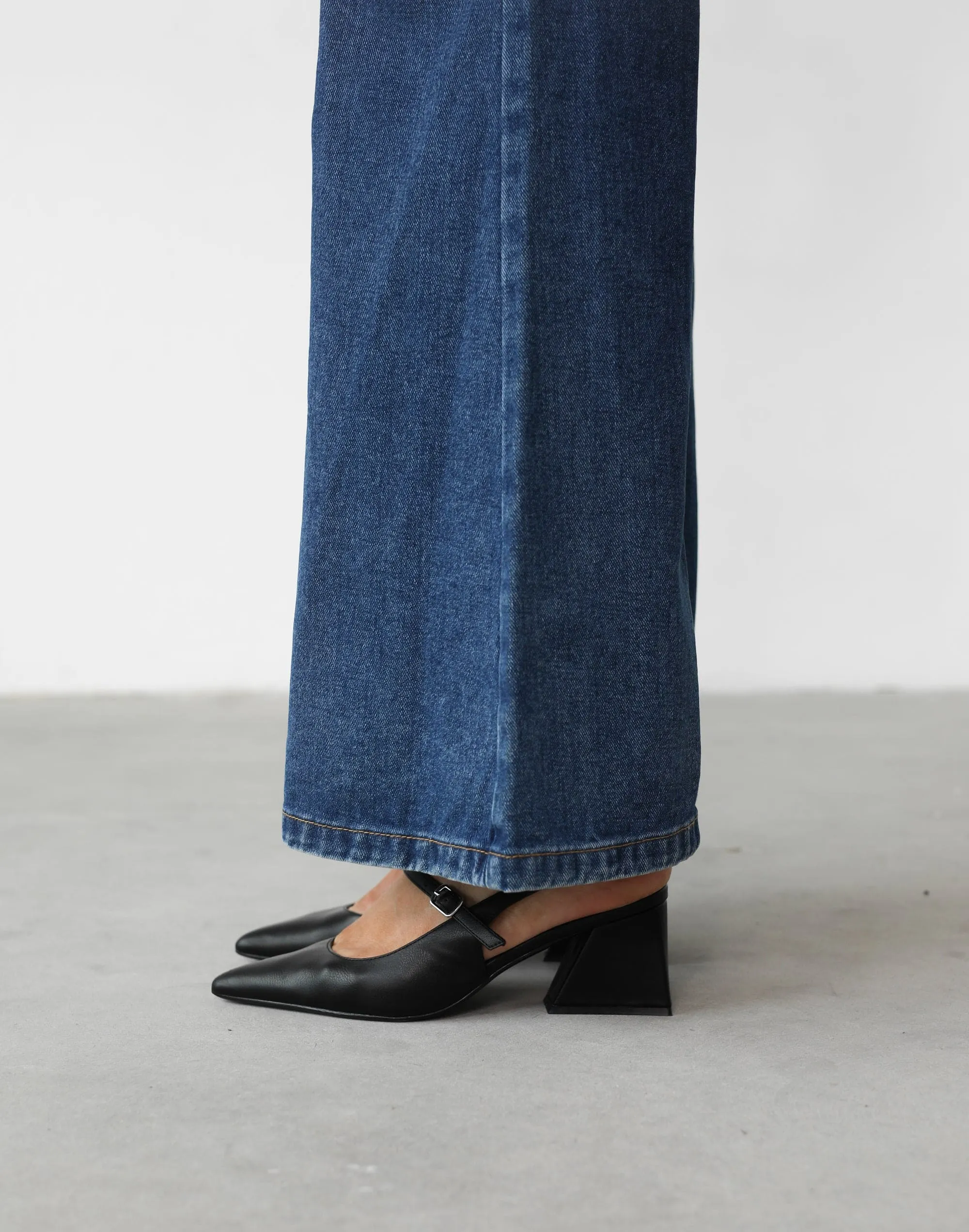 Sharp Heels (Black Smooth) - By Therapy