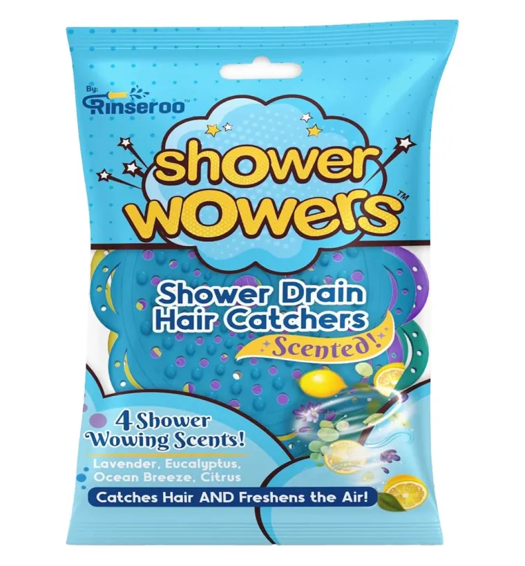 Shower Wowers (4 Pack) Scented Drain Hair Catchers