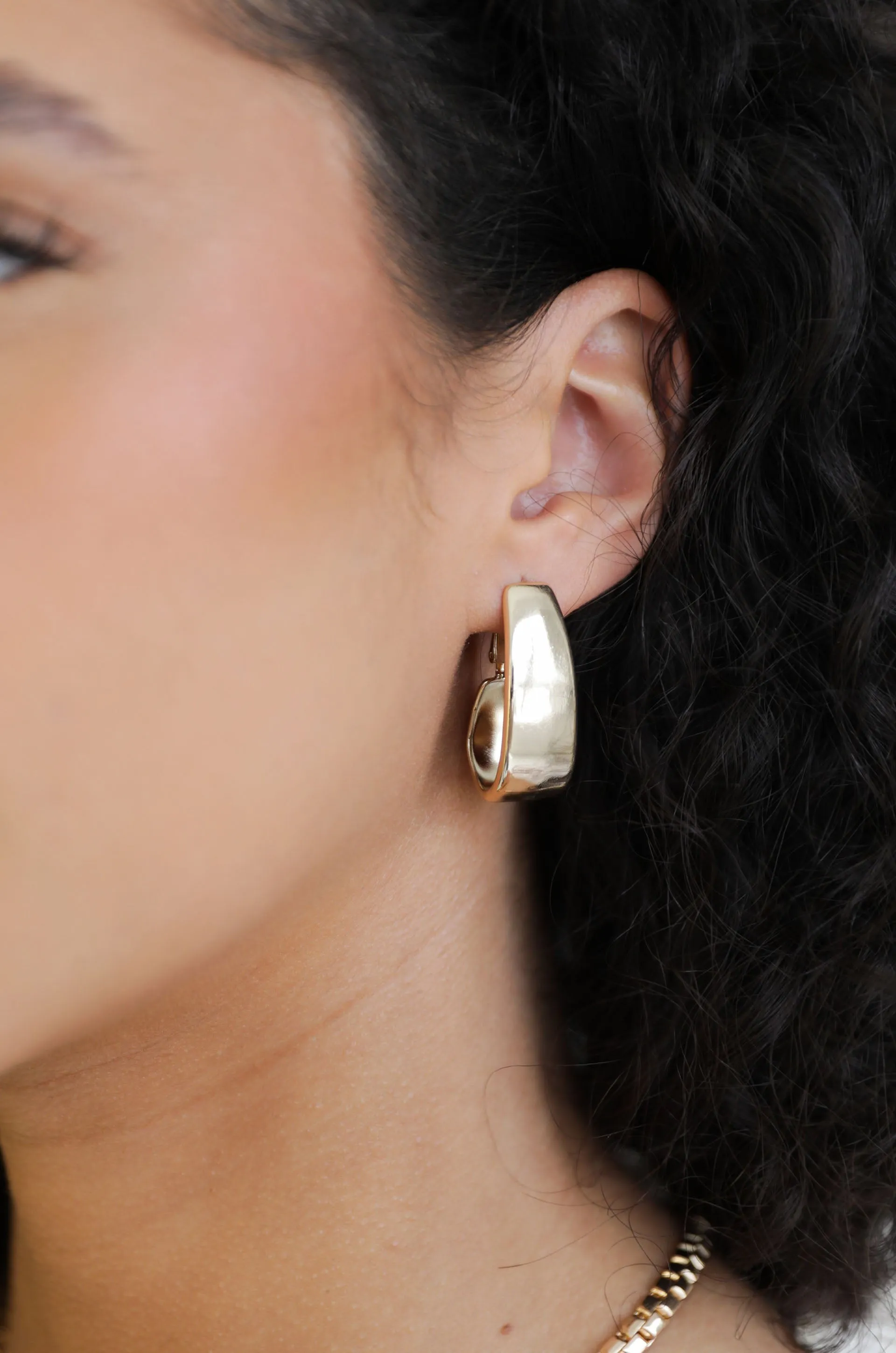 Smooth Hoop Earrings