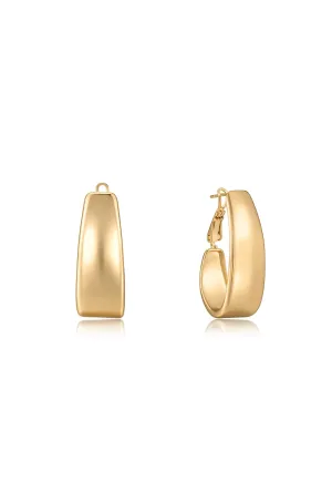 Smooth Hoop Earrings