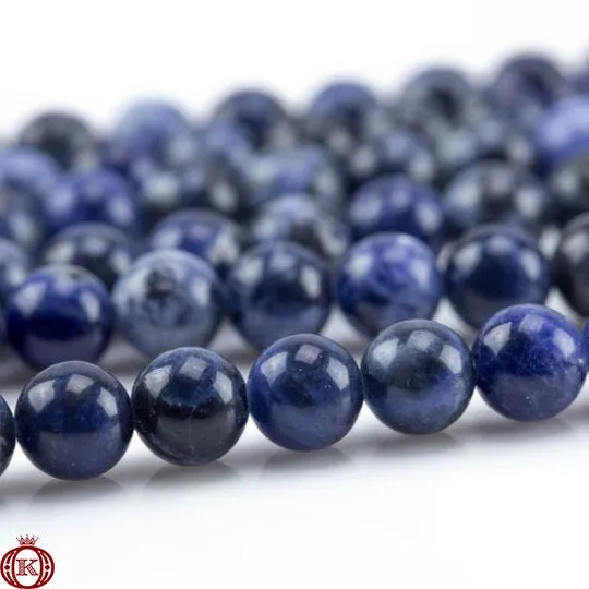 Sodalite Beads Smooth Round