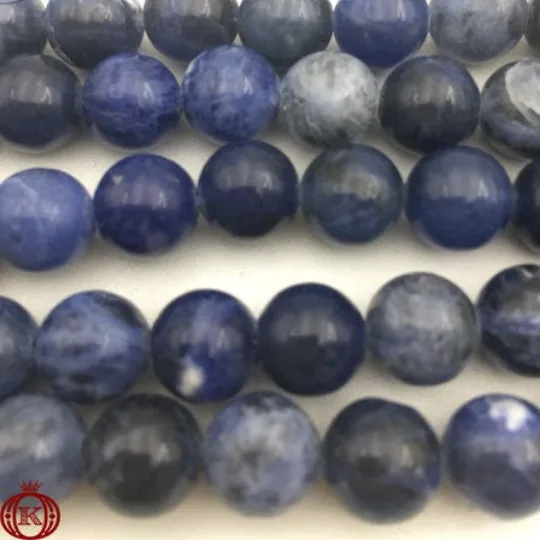 Sodalite Beads Smooth Round