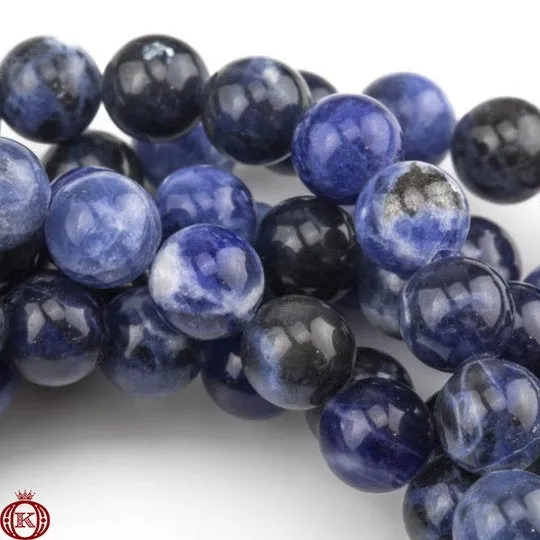 Sodalite Beads Smooth Round