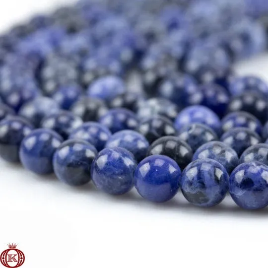 Sodalite Beads Smooth Round