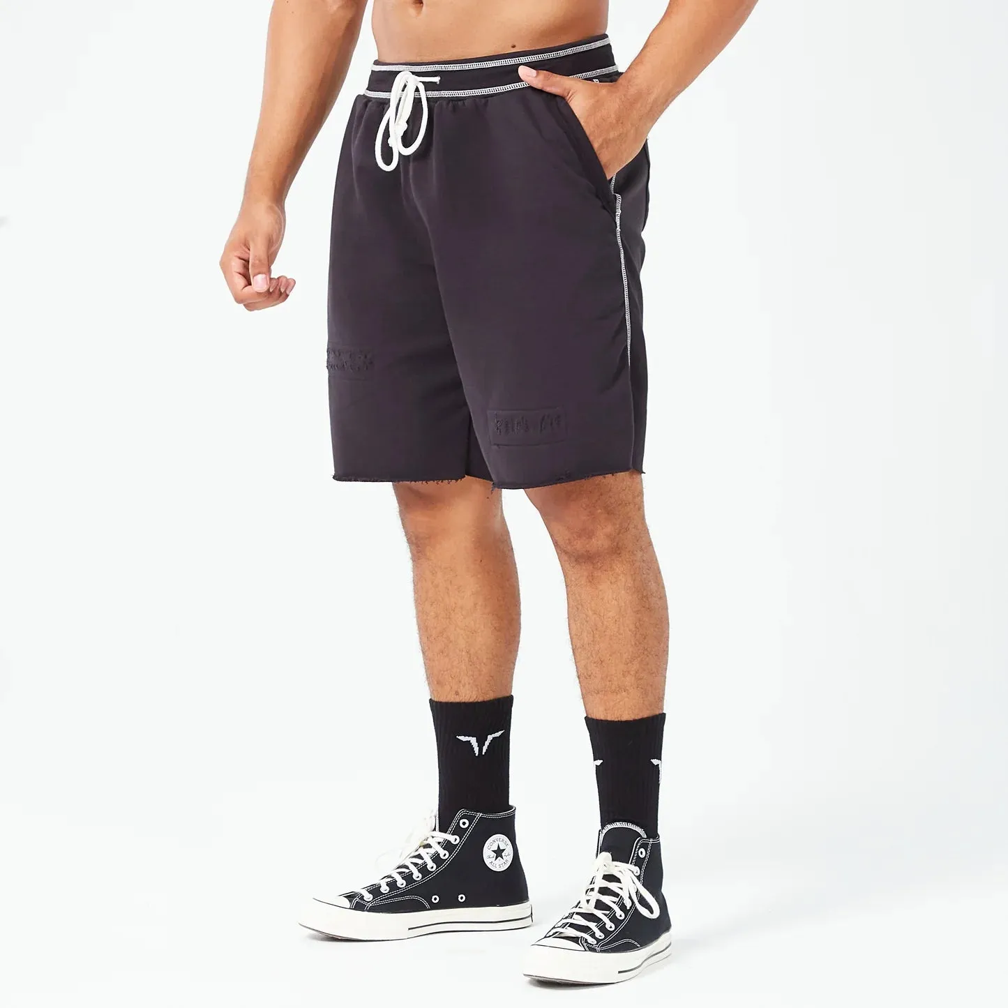 SQUATWOLF GOLDEN ERA RIPPED SHORTS