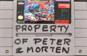Street Fighter 2 (NTSC) (Tusch på cart)