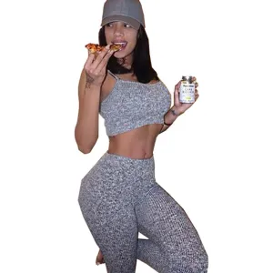 Style Women Rompers Fashion Bodycon Halter Jumpsuit Two Piece Rompers Womens Jumpsuit