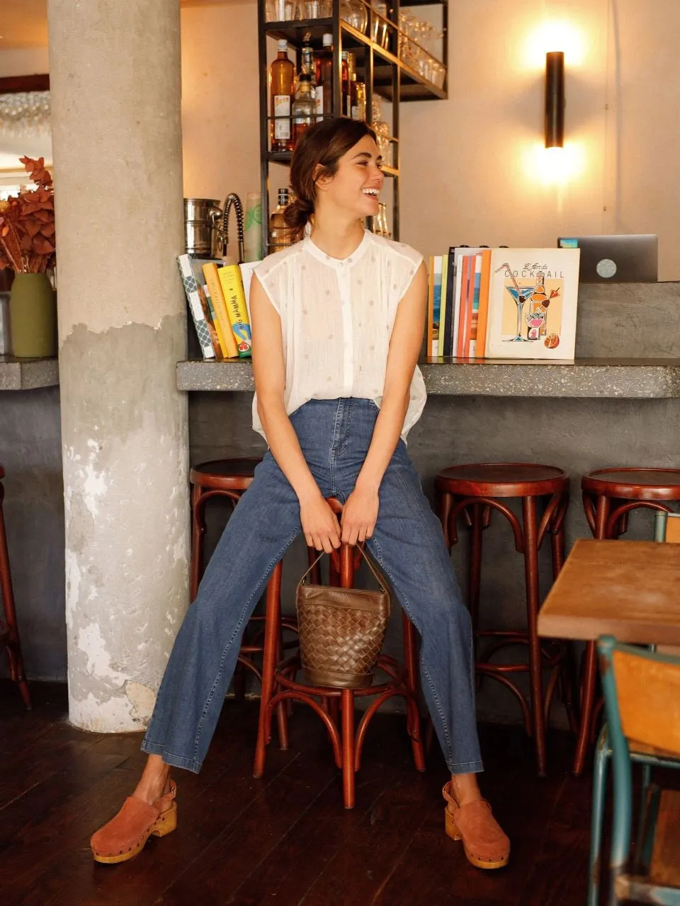 Suede Clogs - Vintage Rose