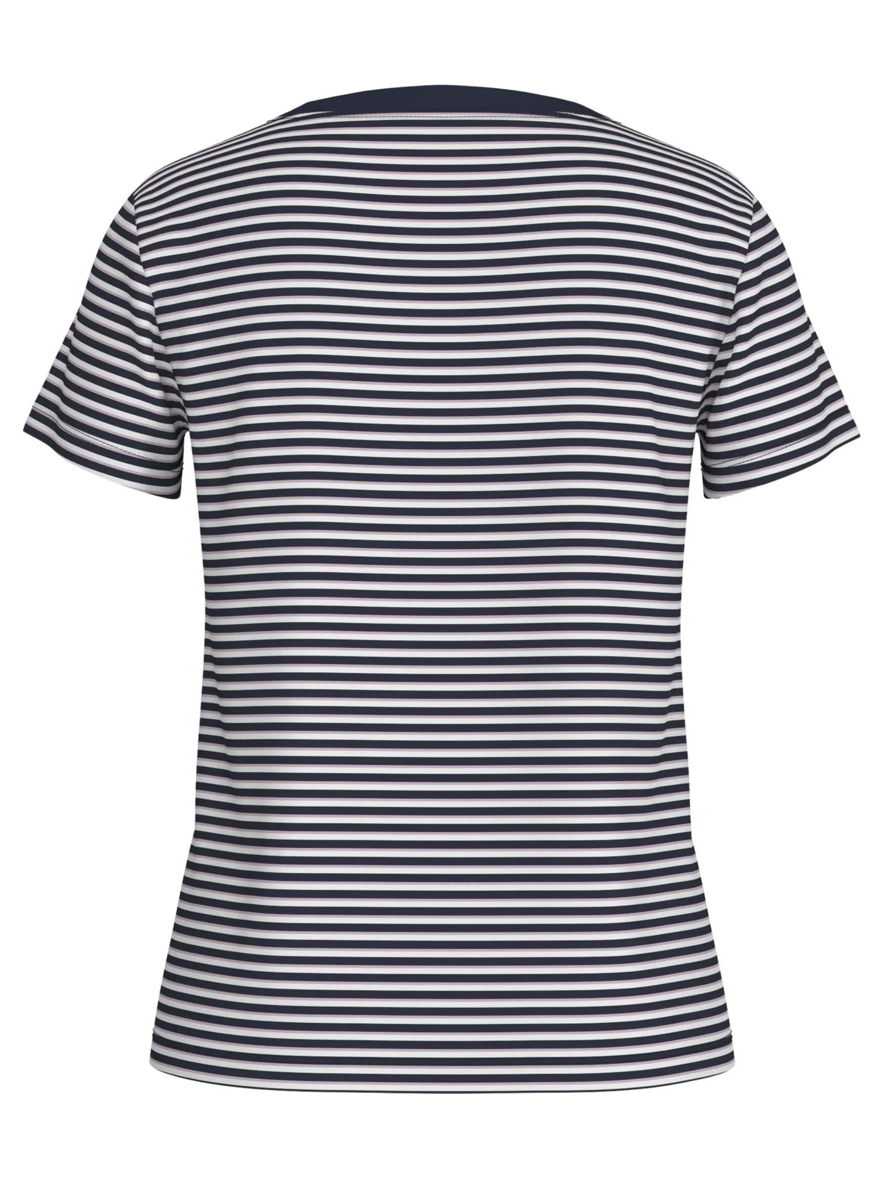 T-Shirt Perfect Taille Plus - Indigo Stripe Navy