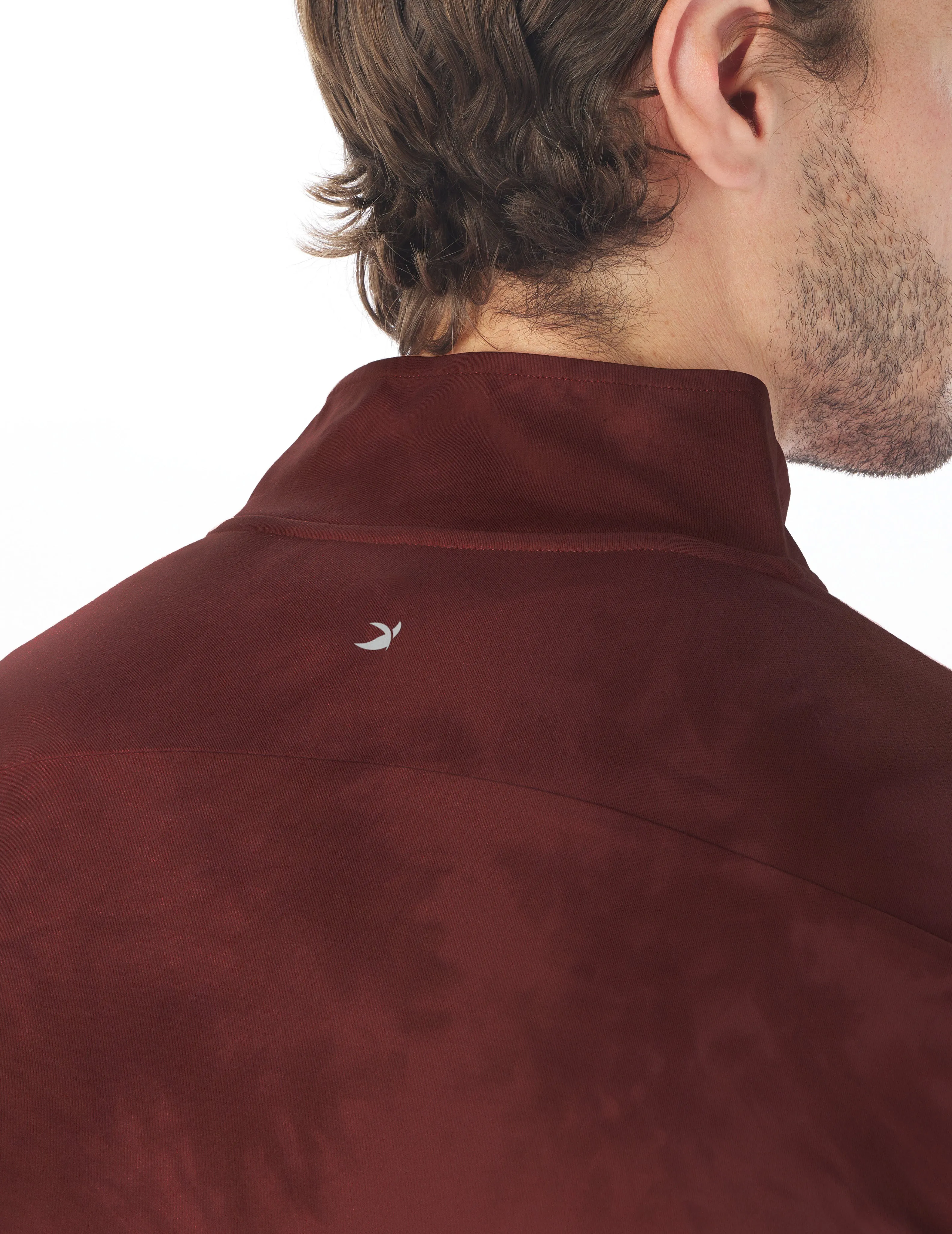 Tahoe 1/4 Zip: Cabernet Stone Dye
