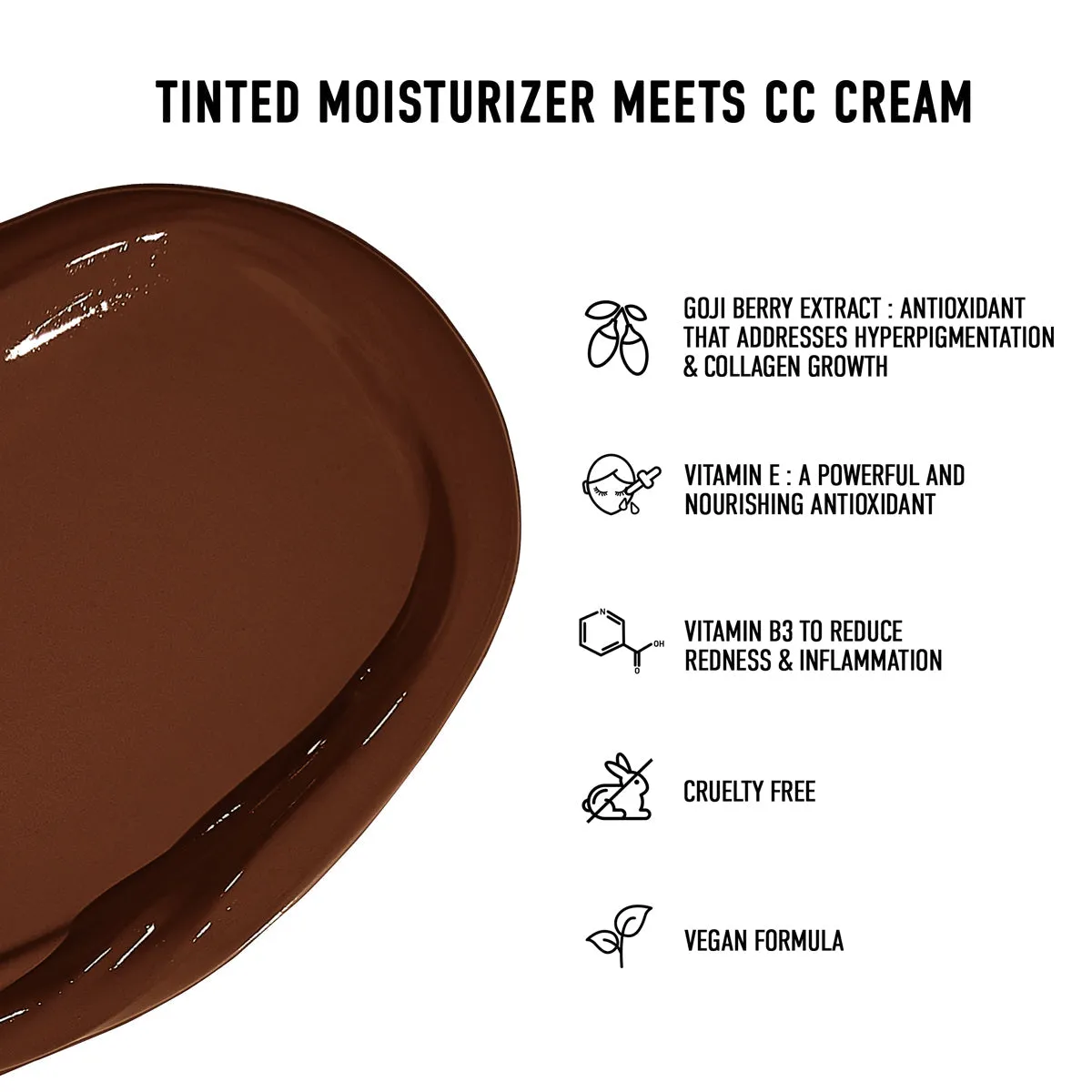 TINTED MOISTURIZER MEETS CC CREAM - Shade 12 (Deep Warm)