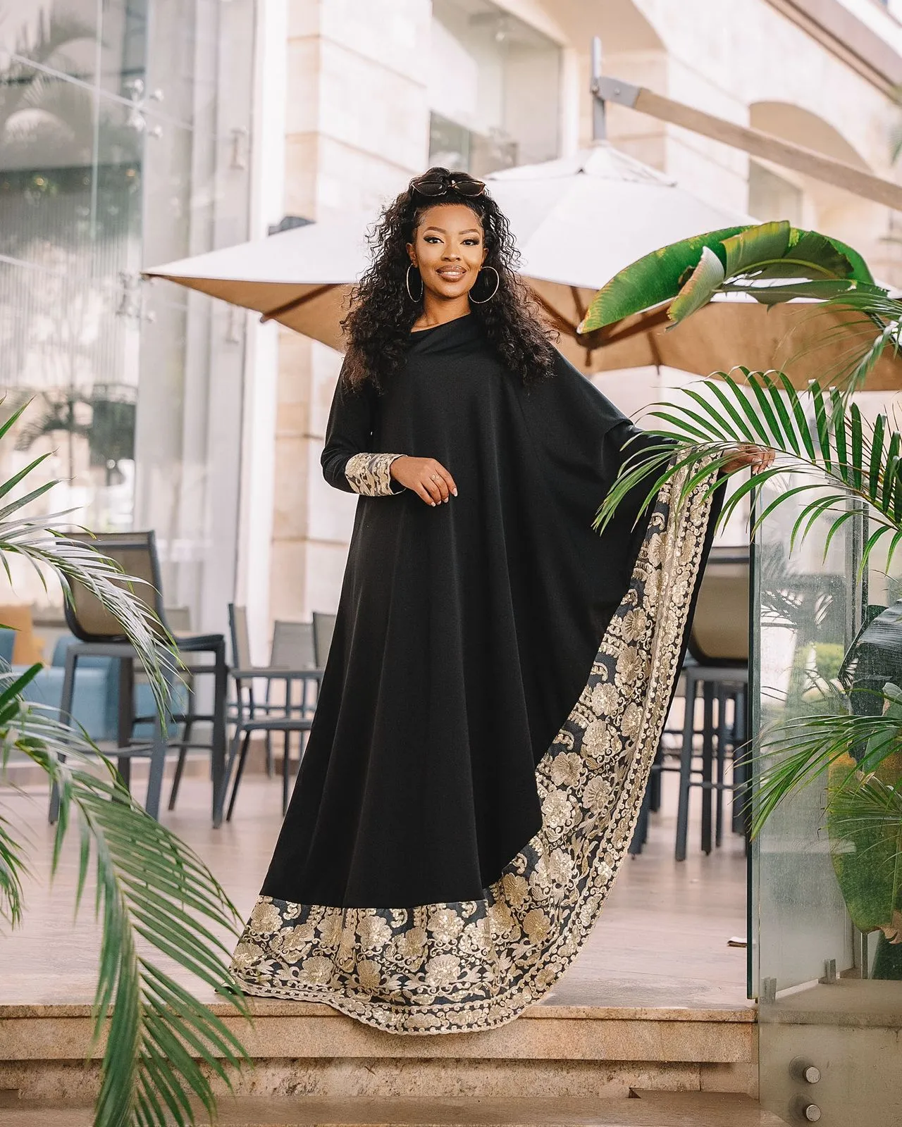 Titimet Arabic Dress - Black