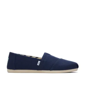 Toms Alpargata Navy Recycled Cotton