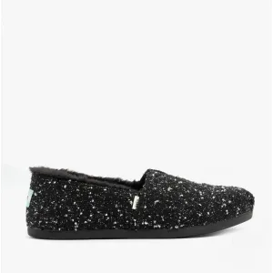 TOMS ALPARGATA Womens Boucle Espadrilles Black