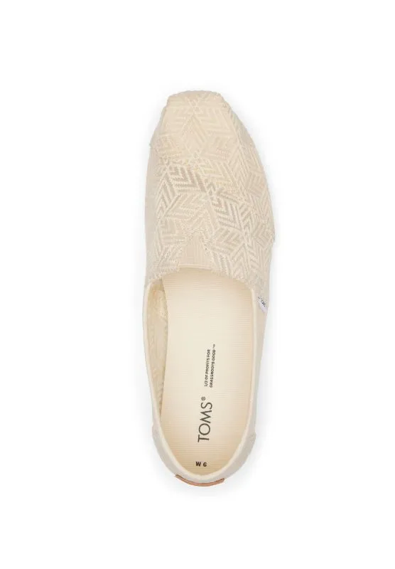 Toms Women Alpargata Natural Geo Mosaic