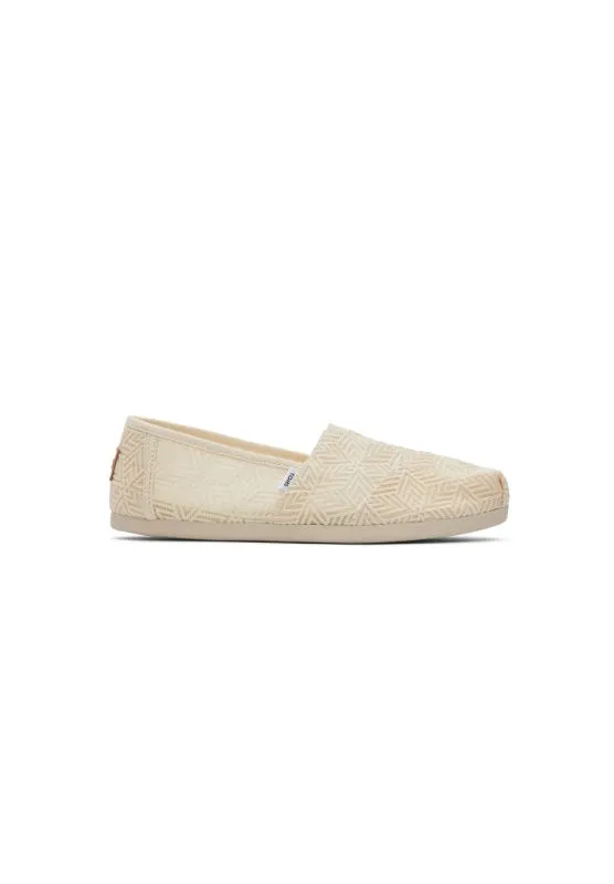 Toms Women Alpargata Natural Geo Mosaic