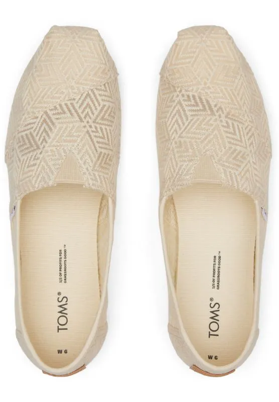 Toms Women Alpargata Natural Geo Mosaic