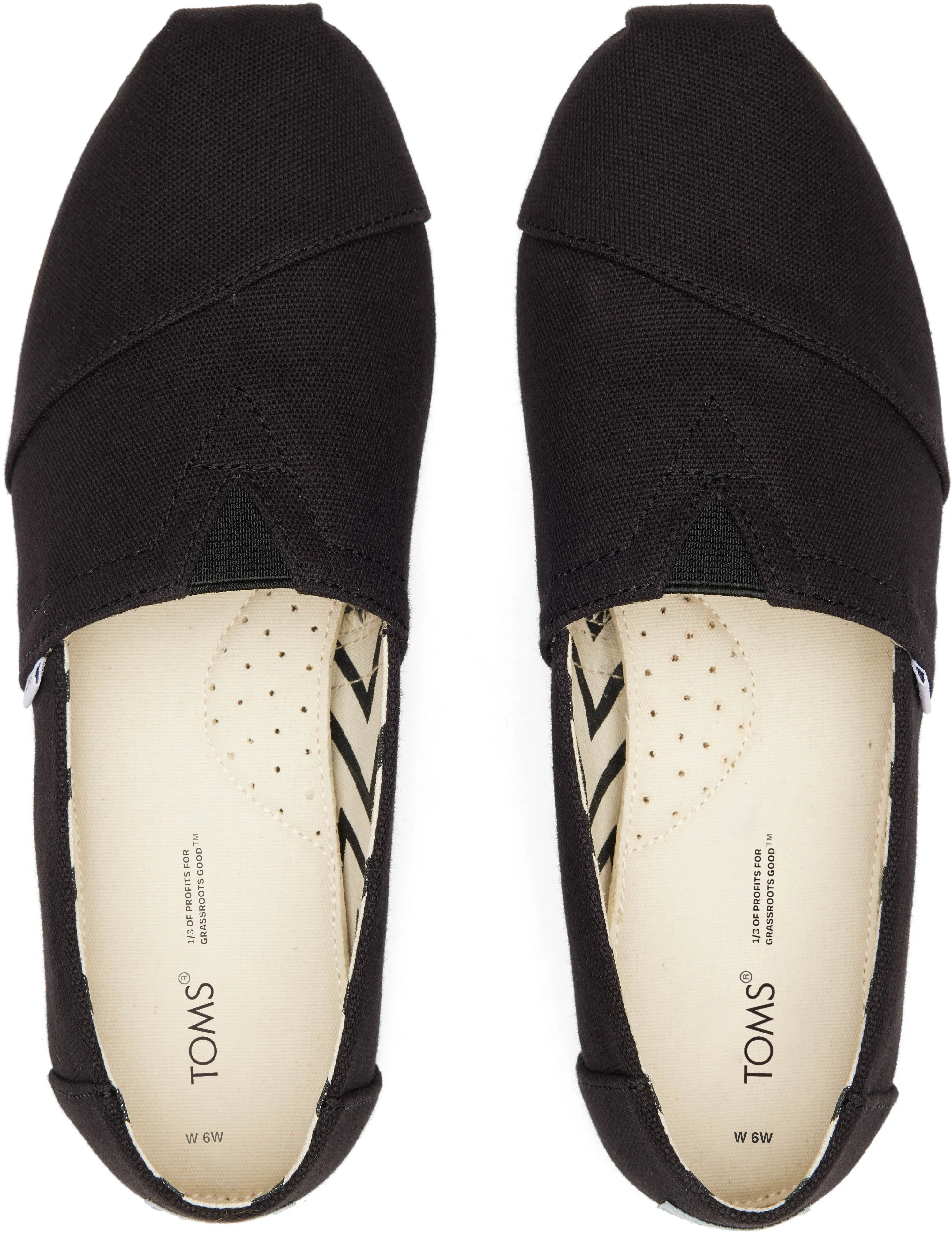 Toms Women Alpargata Recycled Cotton Wide Width