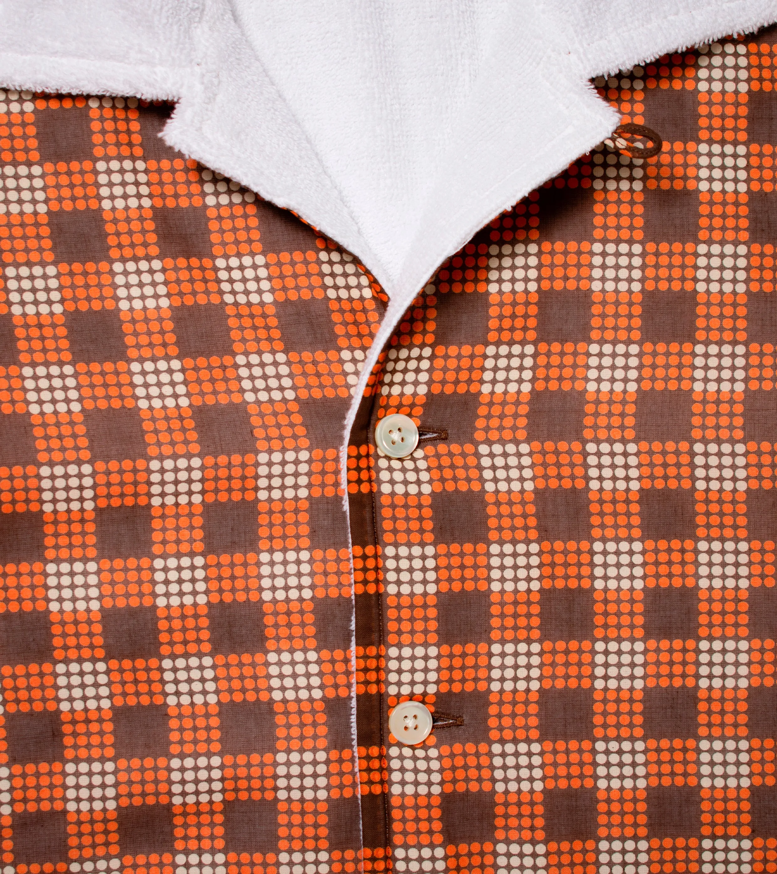 Towel Shirt Brown/Orange