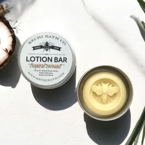 Tropical Coconut Natural Solid Lotion Bar | Heal | Moisturize